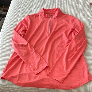 Coral Pink Quarter Zip